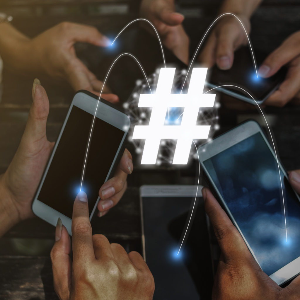 Hashtags helps to increase audience reach and engagement.