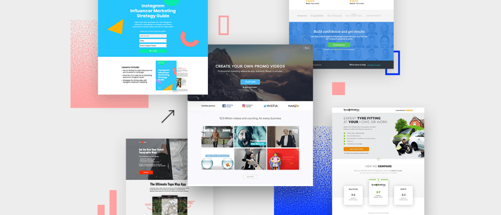 High converting landing pages